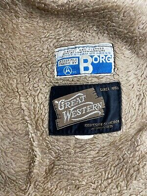 Great Western Jacket, Men's Size, Tan, Quilted, Vintage Great Western Jacket, Men's Size, Tan, Quilted, Vintage