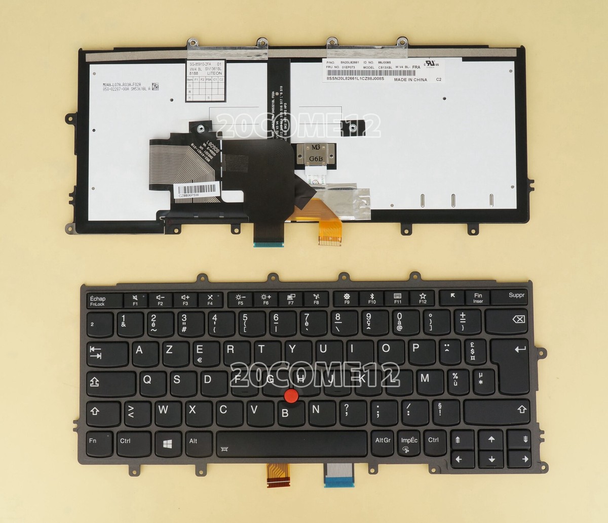 New for Lenovo Thinkpad X270 20HN 20HM 20K6 20K5 Keyboard French