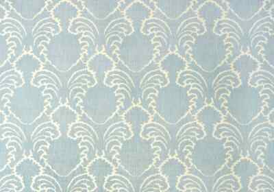 Soane Britain Pineapple Lace Linen Print Fabric- Pineapple Thread / Azure 2 yds