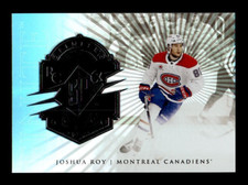 JOSHUA ROY 2024-25 SPX HOCKEY #F-27 FINITE RC /999 - MONTREAL CANADIENS