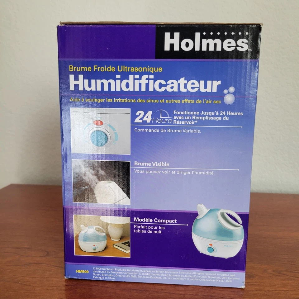 Humidifier Holmes Ultrasonic Cool Mist Runs Up To 24 Hour Variable Mist Control - Image 2 of 4