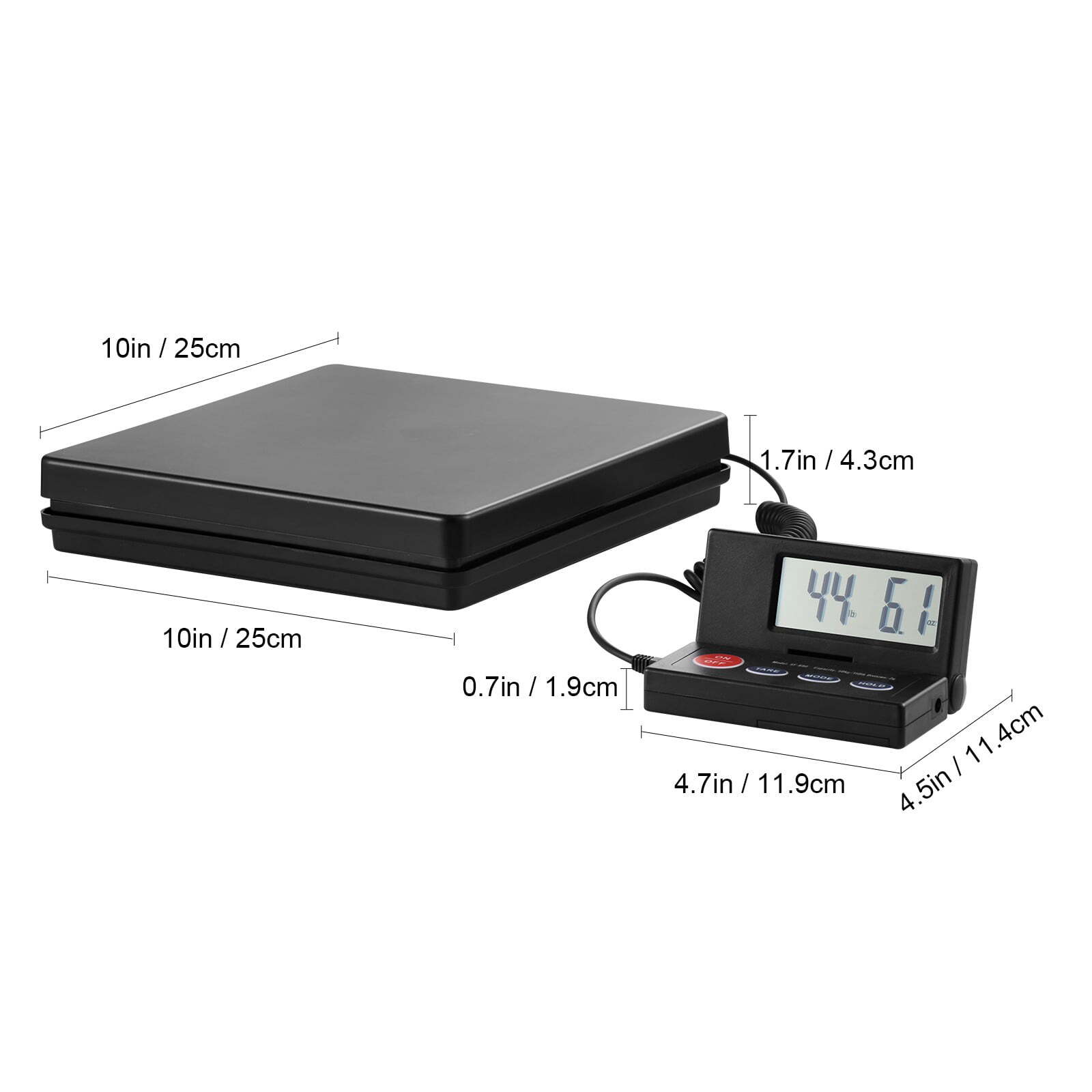 Shipping Scale Digital Postal Scale 110 lbs x 0.07 oz. AC/DC Package