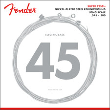 Fender Super 7250ML Bass Strings, Nickel Plated Steel, Long Scale   45-100