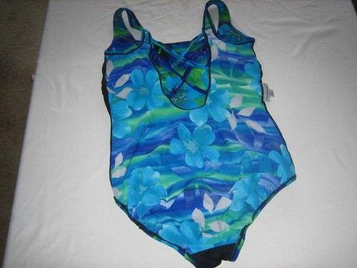 womens croft and barrow one piece swimsuit size 18 - Picture 6 of 7