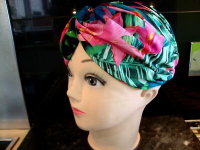 Zara accessories turban headband floral M Zara Bird Tropical Floral Turban Wrap Headband Wrap Spring  main image 2