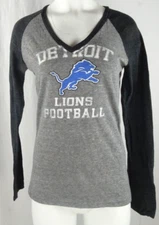 Detroit Lions NFL Team Apparel Women's Graphic T- Shirt