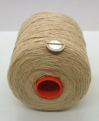 natur Wolle Garn Stricken &häkeln|Kone 100% baumwolle beige 700gr. Nm 20/5 bw104