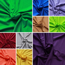 Premium Plain Spandex Lycra Stretch Fabric 20 Colours Available Costume 60" Wide