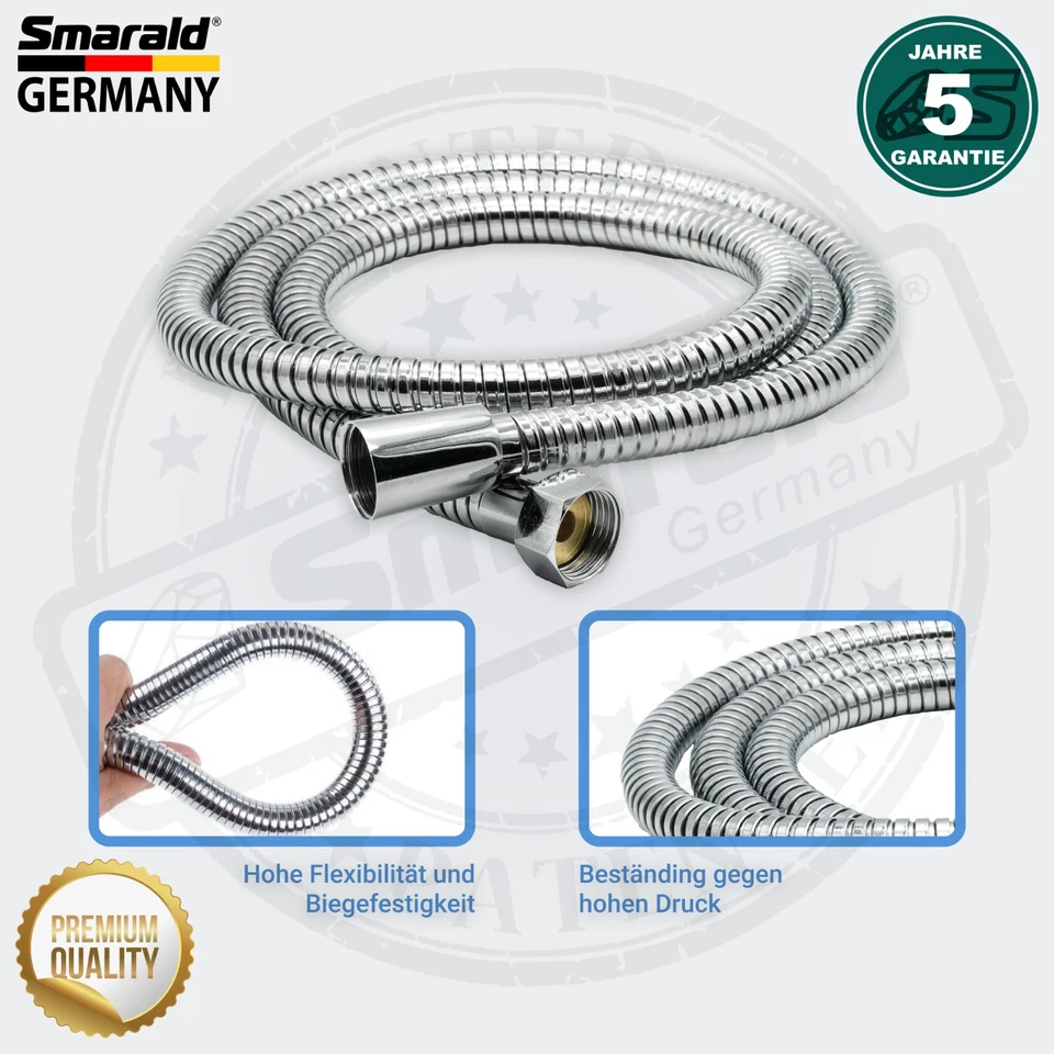 Duschschlauch Panzer Bidet Brauseschlauch knickfest 1.5 m 1/2" IG DN15 NEU - Bild 3 von 4