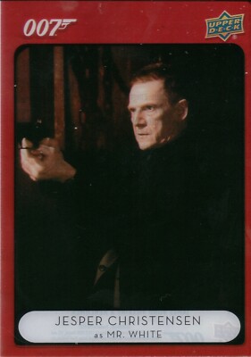 James Bond Villains & Henchman, Jesper Christensen #100 (rot) Acetatkarte