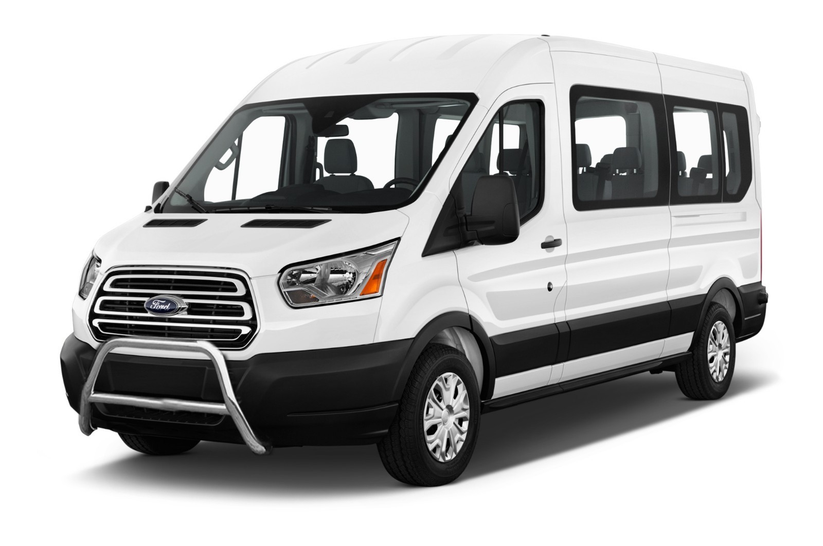 FORD TRANSIT CHROME NUDGE A-BAR STAINLESS STEEL BULL BAR 2014 ONWARD W K