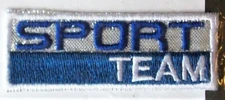1 Sport Team Rectangular Iron-On Applique Dill Buttons of America Patches #60058