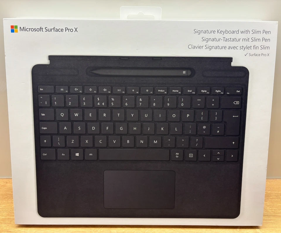 Microsoft Surface Pro X Signature Keyboard + Slim Pen Bundle (1864) QWERTZ