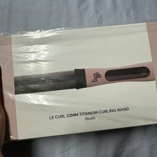 L’ange Le Curl 32MM Titanium Curling Wand Blush New in Box