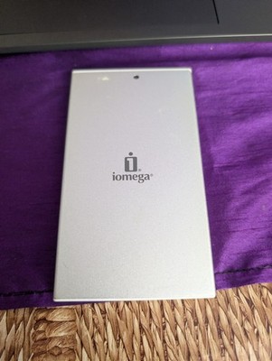 SELTENE iOmega 120GB FireWire externe Festplatte, Mini USB 2.0, 5VDC, Details lesen