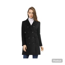 NWOT Size Medium Allegra K Winter Black Coat