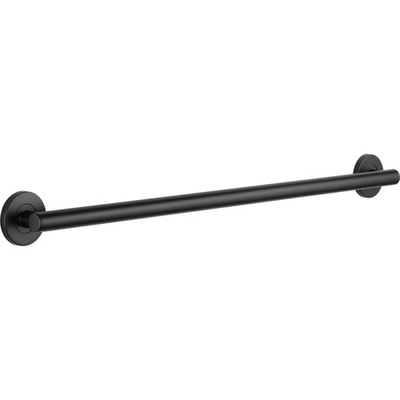 #ad Delta 41836 BL Contemporary Decorative Grab Bar 36” Matte Black New $54.99