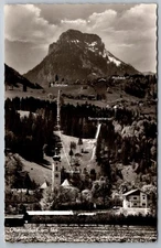 Brünnstein Hocheck Oberaudorf Germany Vintage Mountain View RPPC