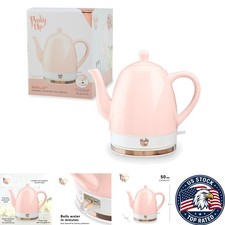 Stylish Blush Electric Kettle 1.5L - Fast Boiling  Safe Pouring with Gooseneck