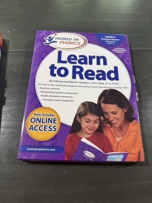 Hooked On Phonics Level 4 Emergent Readers Ages 4-6 NEW! Kindergarten 