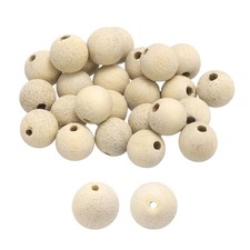 100pcs 6mm Aromatic Wood Round Polished Wooden Loose Beads for Craft