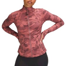 New Lululemon Define Jacket Heritage Camo Brier Rose Size 2 Womens Girly Hunter