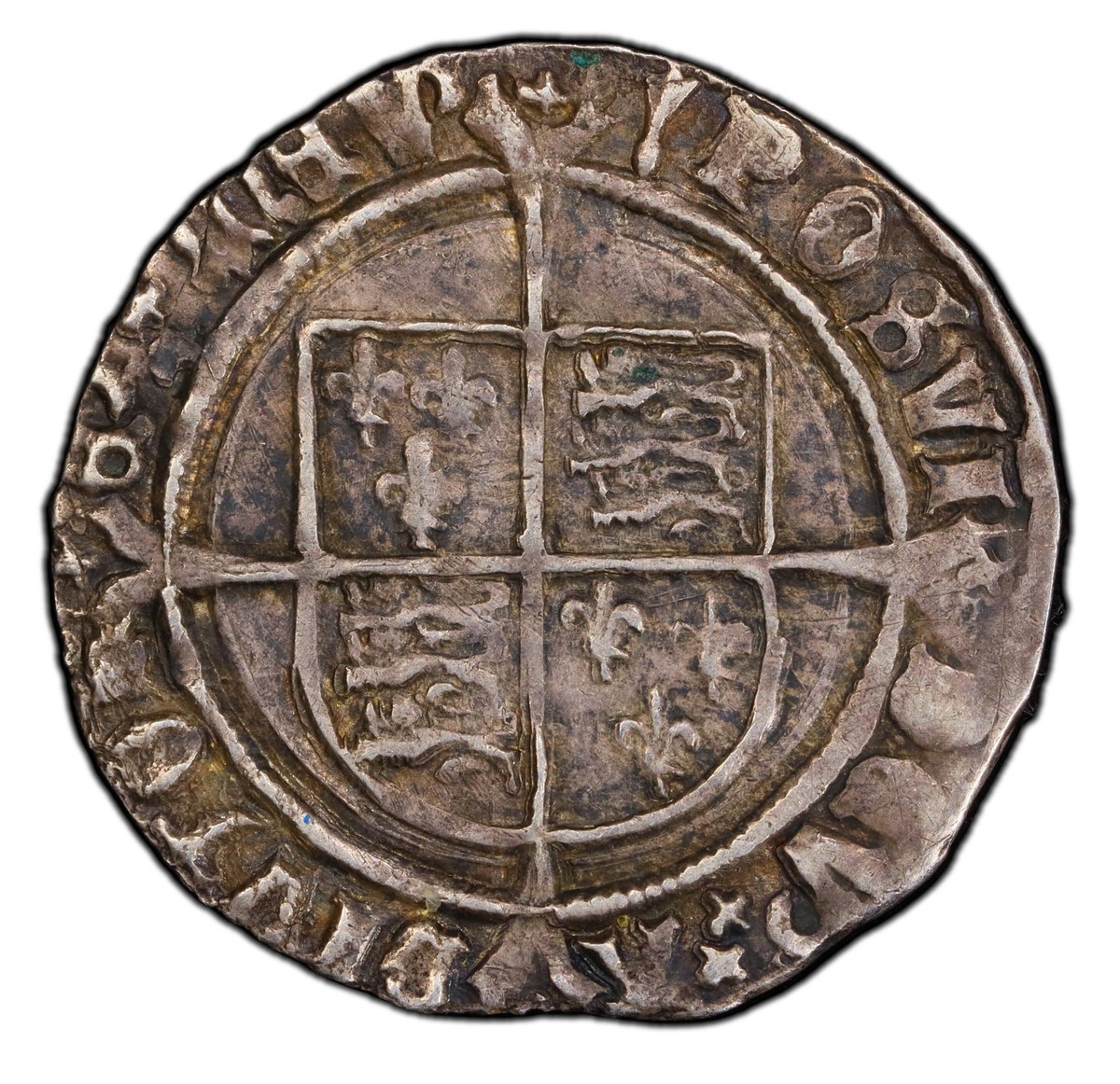 England - 1526-1544 Henry VIII Groat - PCGS AU53 - RARE ONLY 2
