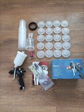 Mini Spray Gun Hvlp 1.2mm Smart Repair With Disposable Cups And Adaptor