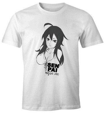 T-Shirt Manga Anime Girl Senpai Notice Me Fun Shirt Sizes S-5XL