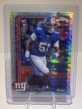 Topps Chrome Abdul Carter Pulsar Refractor #350 Giants