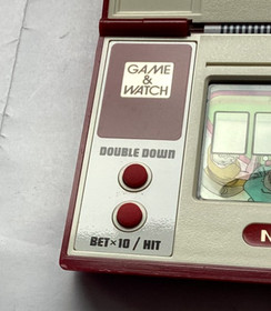 Vintage 1985 GAME & WATCH - BLACK JACK BJ-60 - LCD Game (Very Good Condition)