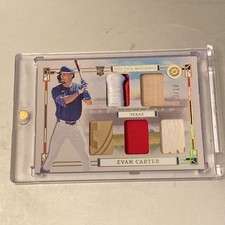 3/10 - 2025 Panini Boys Of Summer 5 Tool Materials EVAN CARTER Rookie (RC, MEM)