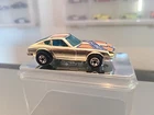 Vintage Gold Hot Wheels 1976 Z Whiz. Made in Hong Kong.