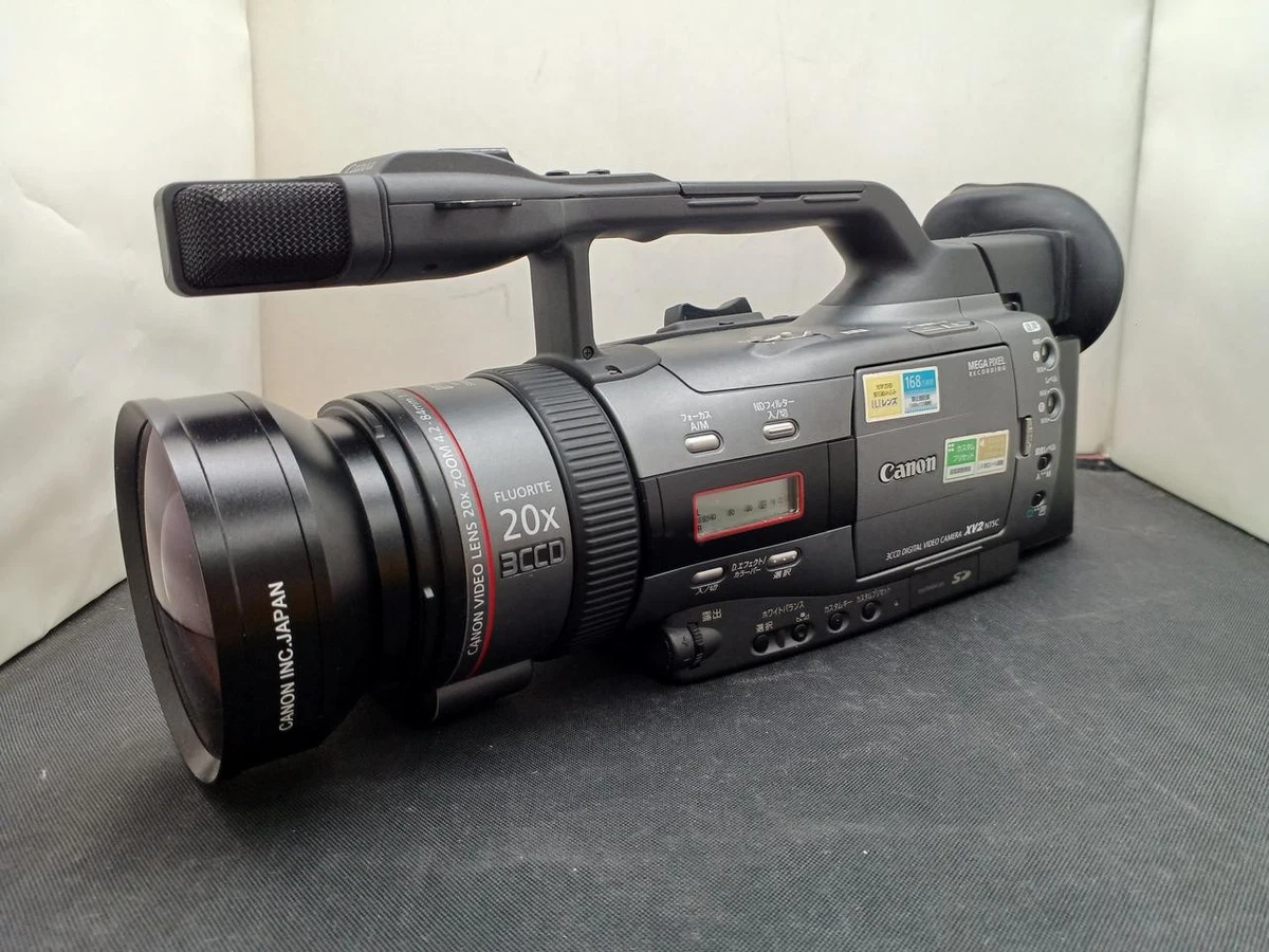 Canon　DM-XV2 Canon DM-XV2 Gray Black Camcorder 3CCD Digital Video Camera MINIDV