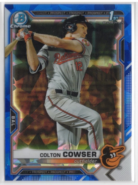 2021 Bowman Chrome Draft Sapphire Edition - Colton Cowser #BDC-166 (RC)