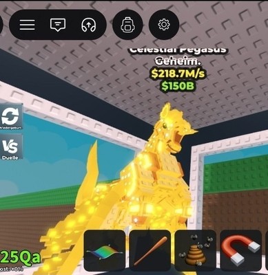 218M Gold Celestial Pegasus Steal a Brainrot Secret Selten Top Preis
