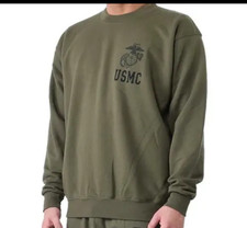 USGI Military Marine Corps Physical Training PT USMC Sweatshirt With Logo New