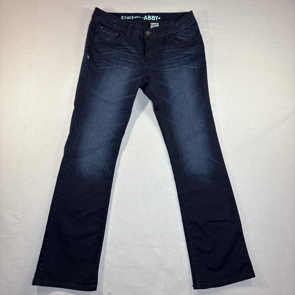 Jeans Cruel Girl 30/9R (32x33) Azul Bootcut Calce Relajado Western Rodeo Denim Usados en Excelente Condición Foto 2 de 4
