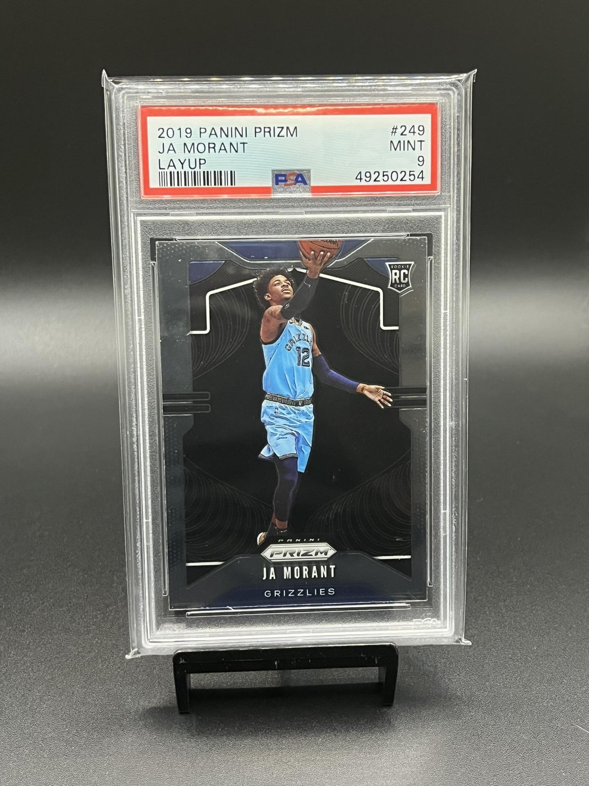 2019 Panini Prizm Ja Morant RC Variation 249 PSA 9 MINT Grizzlies