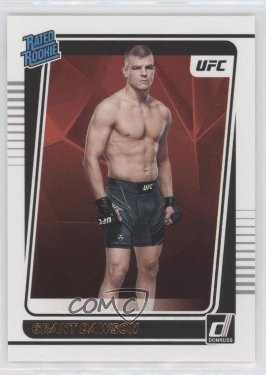 2022 Donruss UFC Rated Rookie Grant Dawson #205 Rookie RC 0f72