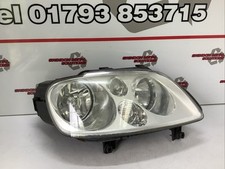 2004 Volkswagen Touran Drivers Side Headlight