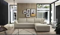 Luxus Ecksofa L-Form Sofas Couch Leder MöBel Sofas Stoff Design Neu Alfitalia
