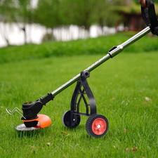 Universal Adjustable Lawn Mower Support Wheel Attachment Garden Grass Trimmer 