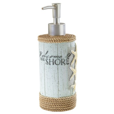 - Soap Dispenser/Lotion Pump, Guest Bathroom Essentials, Coastal Inspired Bat...