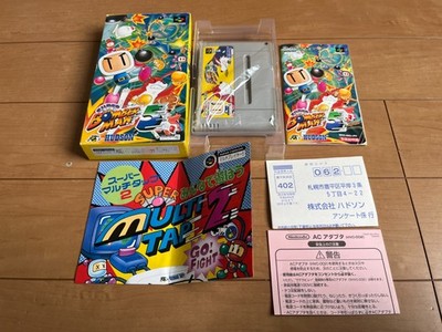 SUPER BOMBERMAN 5 Japan Super Famicom SNES BOX und Handbuch