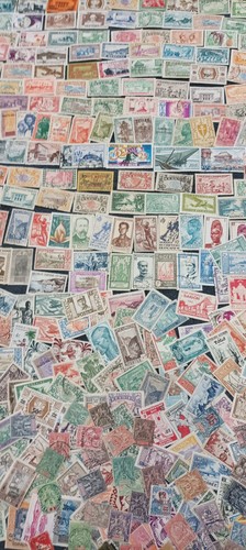 LOT DE + DE 1000 TIMBRES DES COLONIES & AFRIQUE OBLIT CHARNIERES - VOIR PHOTOS - Foto 3 di 24