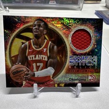 Topps Swish and Stitch Relics Onyeka Okongwu Atlanta Hawks Game-Used SST-OO