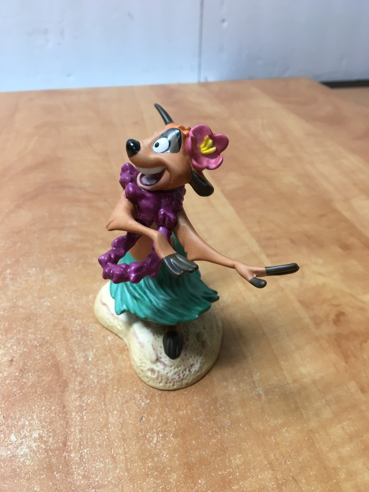 WDCC Disney The Lion King's Timon Luau Figurine in Box W/COA & Box