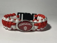 Indiana Hoosiers NCAA Paracord Bracelet NEW