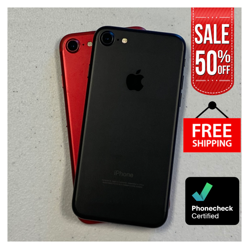 Apple iPhone 7 - 32GB/128GB - Unlocked, Verizon Compatible - Good